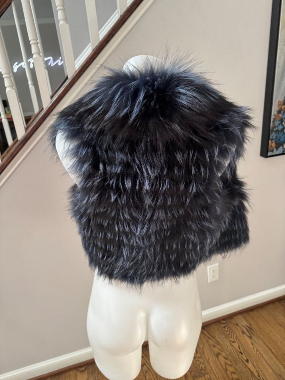 Ramy Brook Dyed Fox Fur Bolero Vest Size XS - Picture 3 of 3